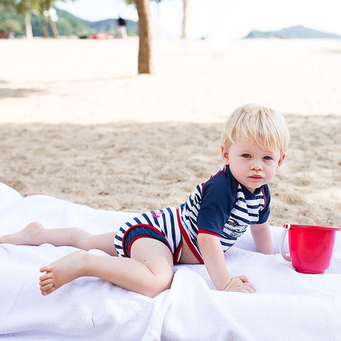 Baby Anti-UV Adjustable Swim Diaper - Deauville